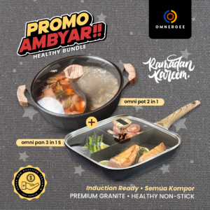 OMNERGEE - Paket Bundle Omni Pan 3in1 S + Omni Pot 2in1