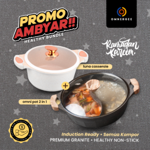 OMNERGEE Pot Series - Omni Pot 2 IN 1 + Casserole 24 cm